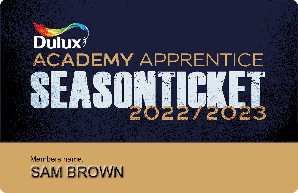Dulux Academy Apprentice Season Ticket